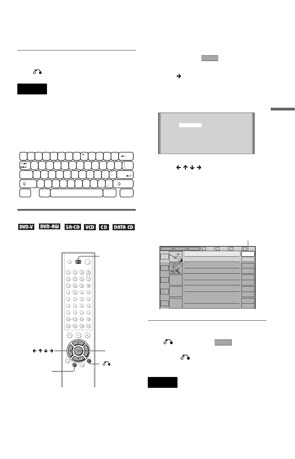 Selecting a genre, Press oreturn, You can assign a genre to your disc | The “genre selection” display appears, Press, Return again, the disc explorer turns off | Sony DVP-CX777ES User Manual | Page 57 / 108