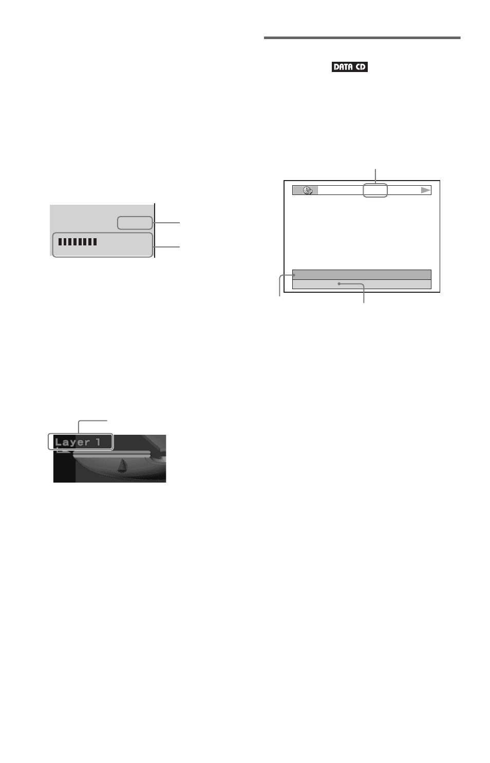 Checking the play information of a data cd, Bit rate | Sony DVP-CX777ES User Manual | Page 68 / 108