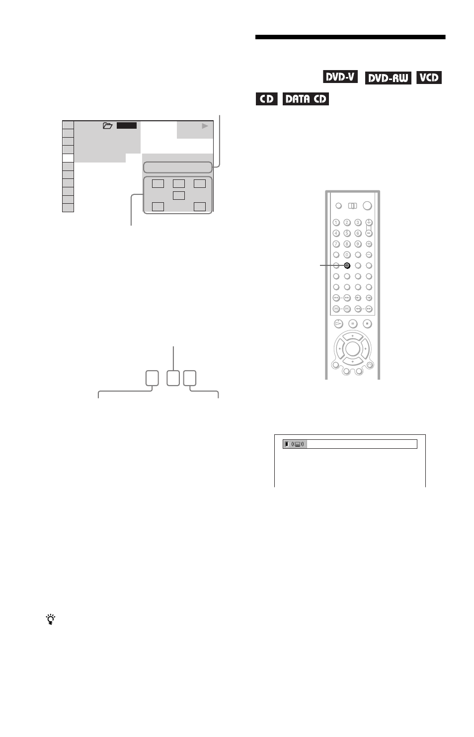 Surround mode settings, Tton (70), Dolby digital 3 / 2 | Press sur during playback | Sony DVP-CX777ES User Manual | Page 70 / 108