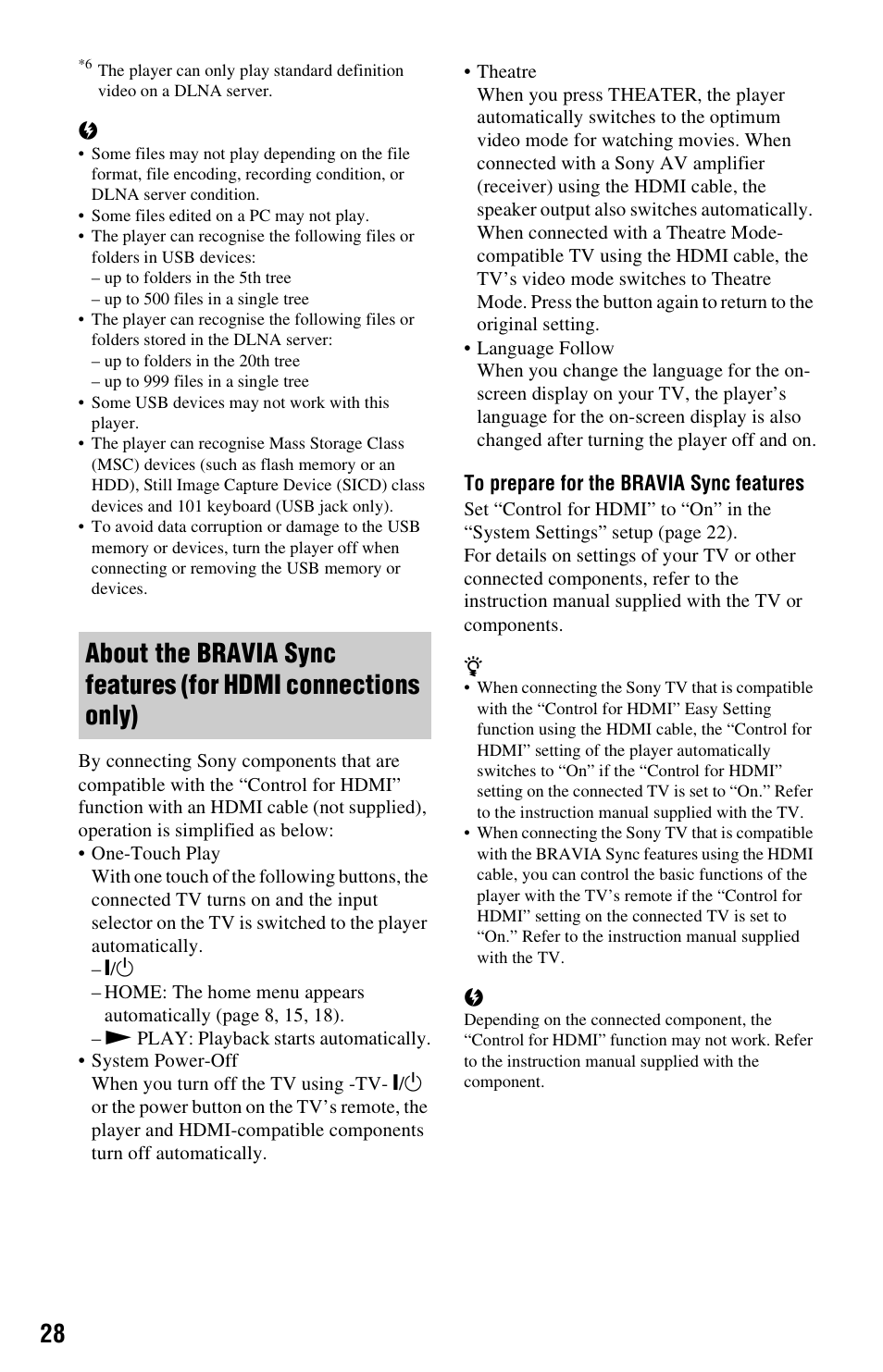 Sony SMP-N100 User Manual | Page 28 / 31