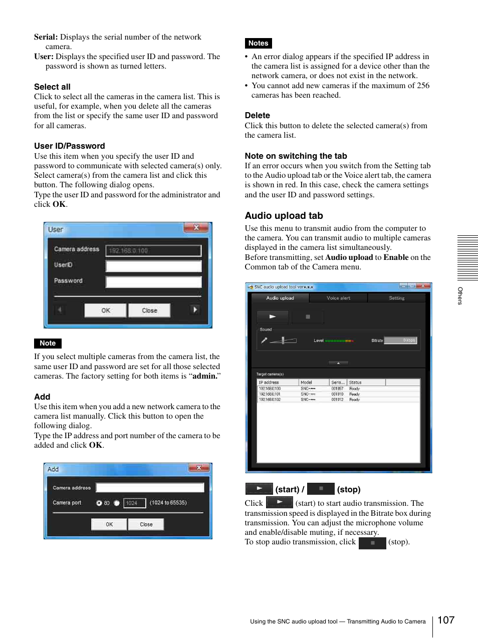 Sony IPELA SNC-RH124 User Manual | Page 107 / 120