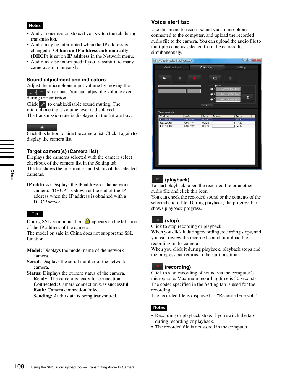 Sony IPELA SNC-RH124 User Manual | Page 108 / 120