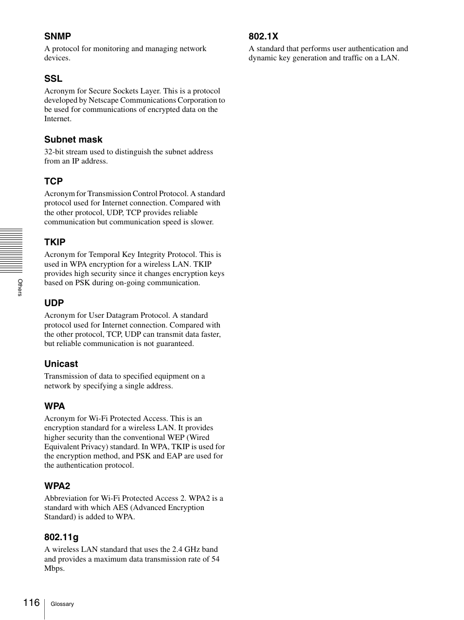Sony IPELA SNC-RH124 User Manual | Page 116 / 120
