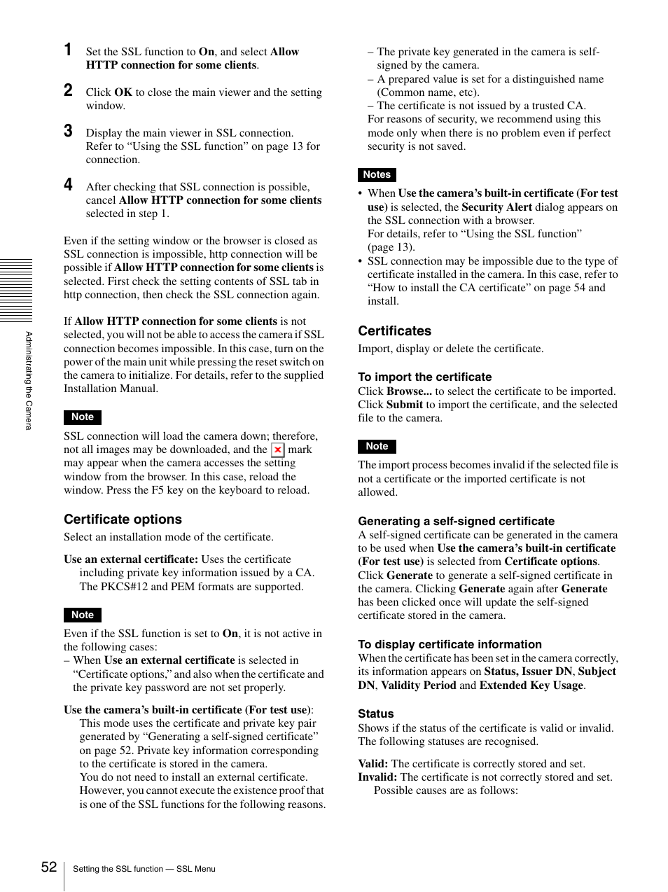 Sony IPELA SNC-RH124 User Manual | Page 52 / 120