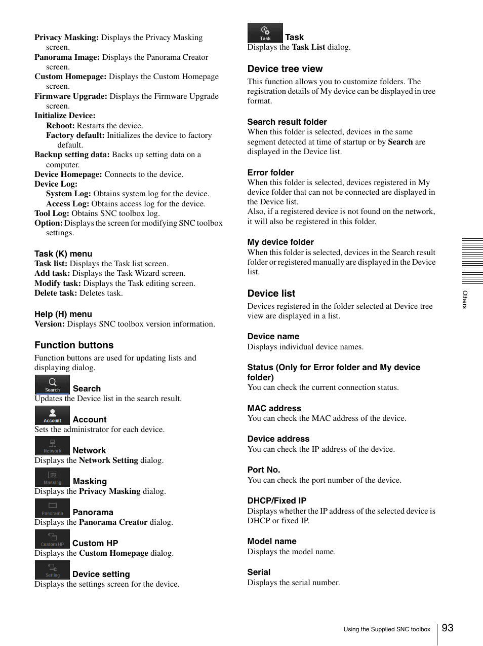 Sony IPELA SNC-RH124 User Manual | Page 93 / 120