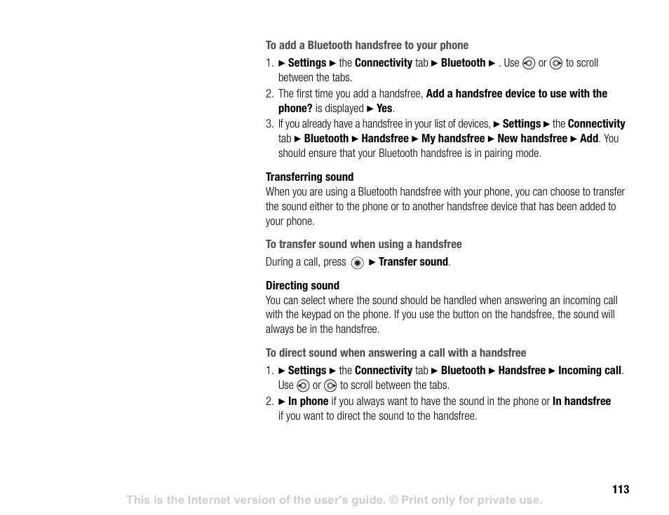 Sony V600 User Manual | Page 113 / 174