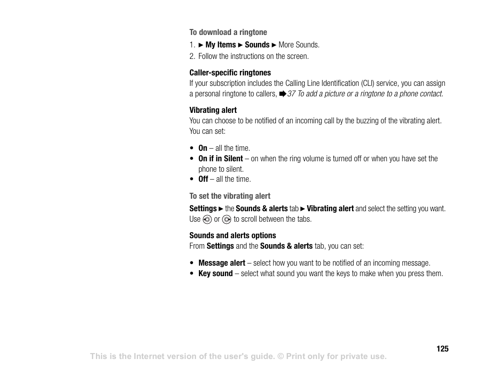 Sony V600 User Manual | Page 125 / 174