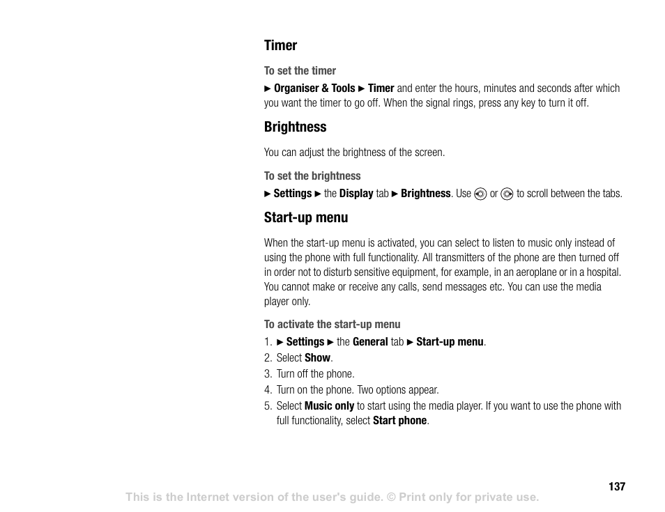 Sony V600 User Manual | Page 137 / 174