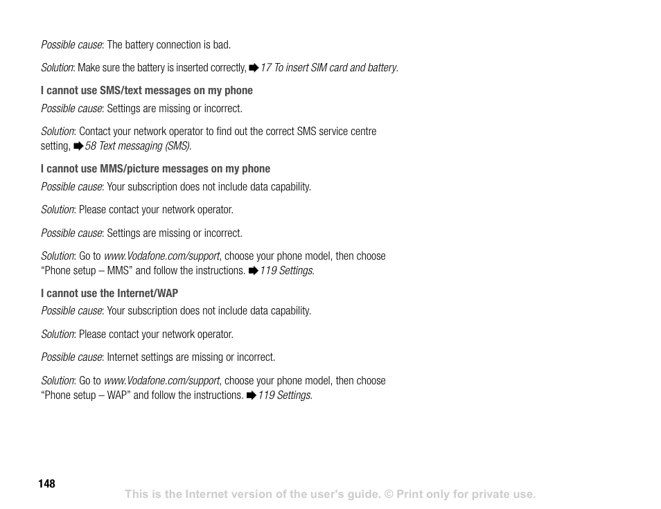 Sony V600 User Manual | Page 148 / 174