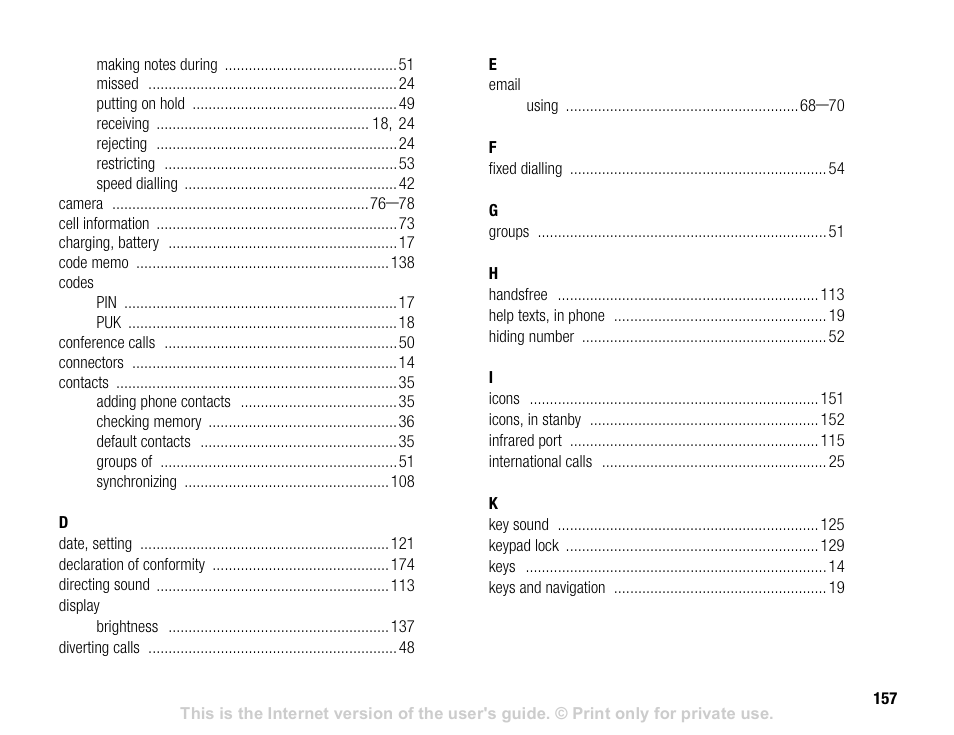 Sony V600 User Manual | Page 157 / 174