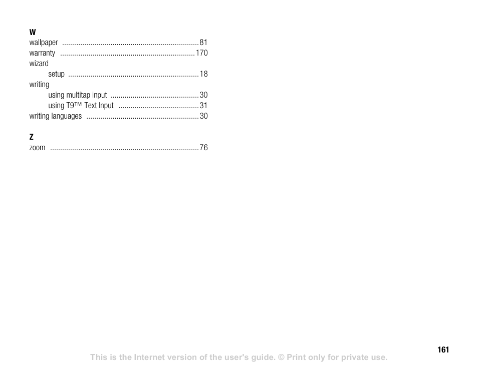 Sony V600 User Manual | Page 161 / 174