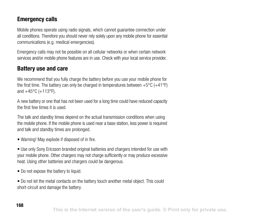 Sony V600 User Manual | Page 168 / 174