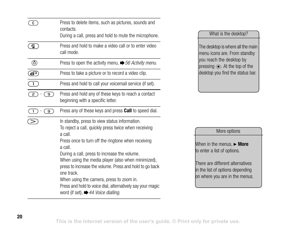 Sony V600 User Manual | Page 20 / 174