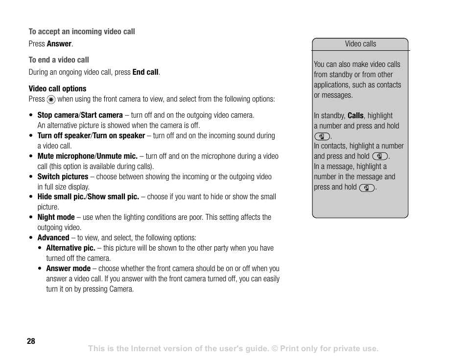 Sony V600 User Manual | Page 28 / 174