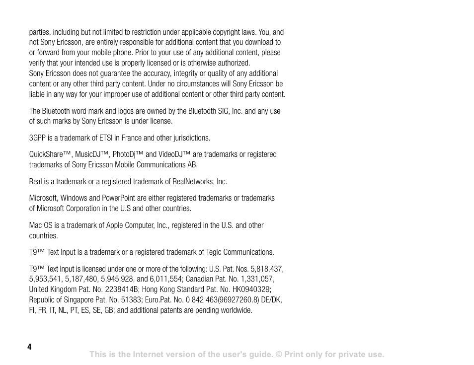 Sony V600 User Manual | Page 4 / 174