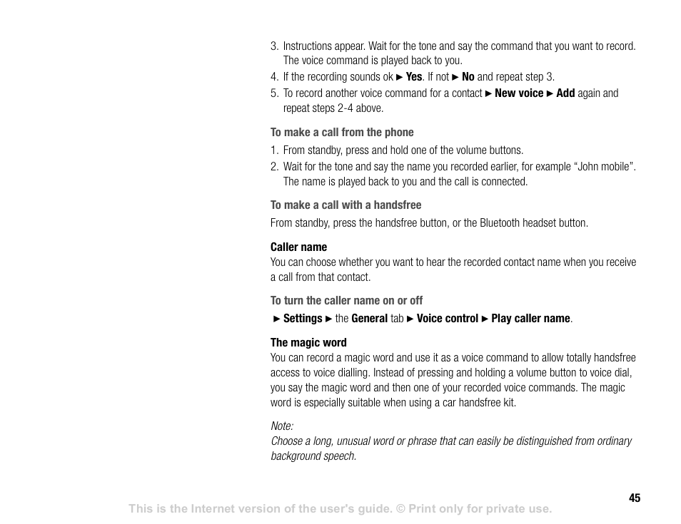 Sony V600 User Manual | Page 45 / 174