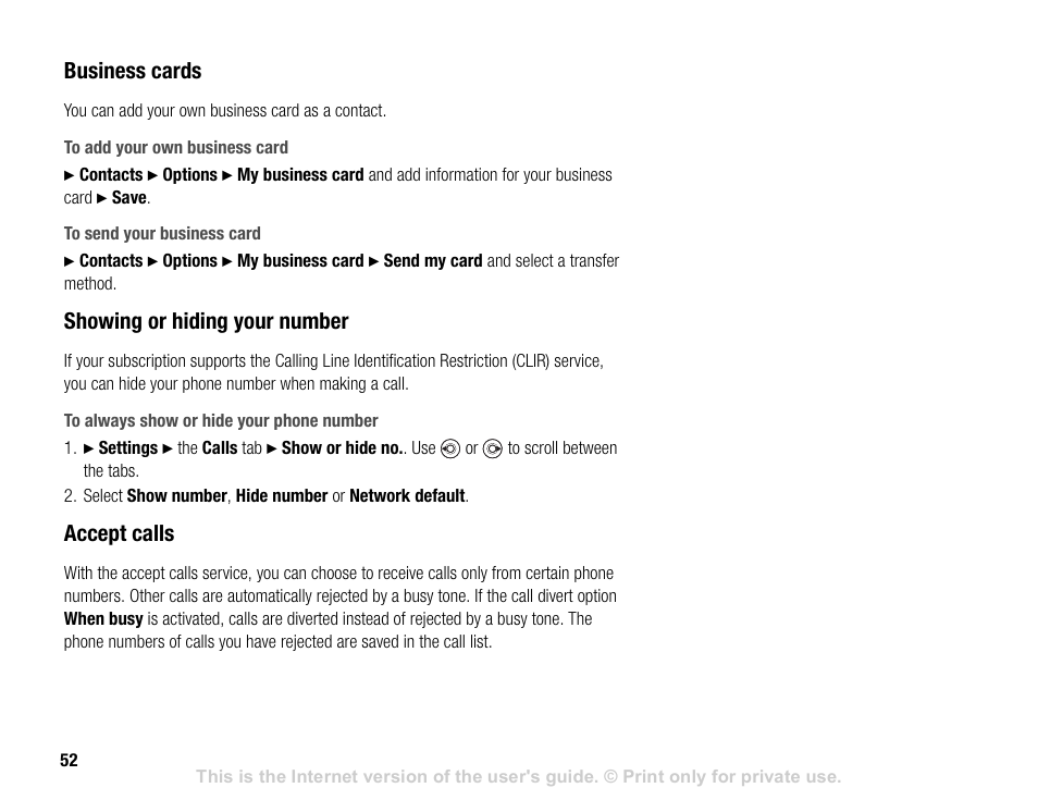 Sony V600 User Manual | Page 52 / 174