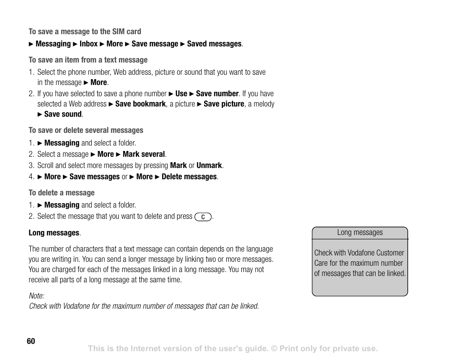 Sony V600 User Manual | Page 60 / 174
