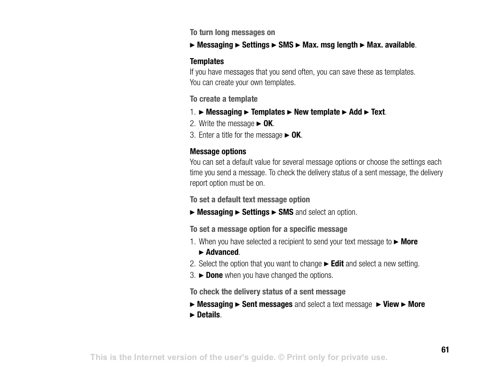 Sony V600 User Manual | Page 61 / 174