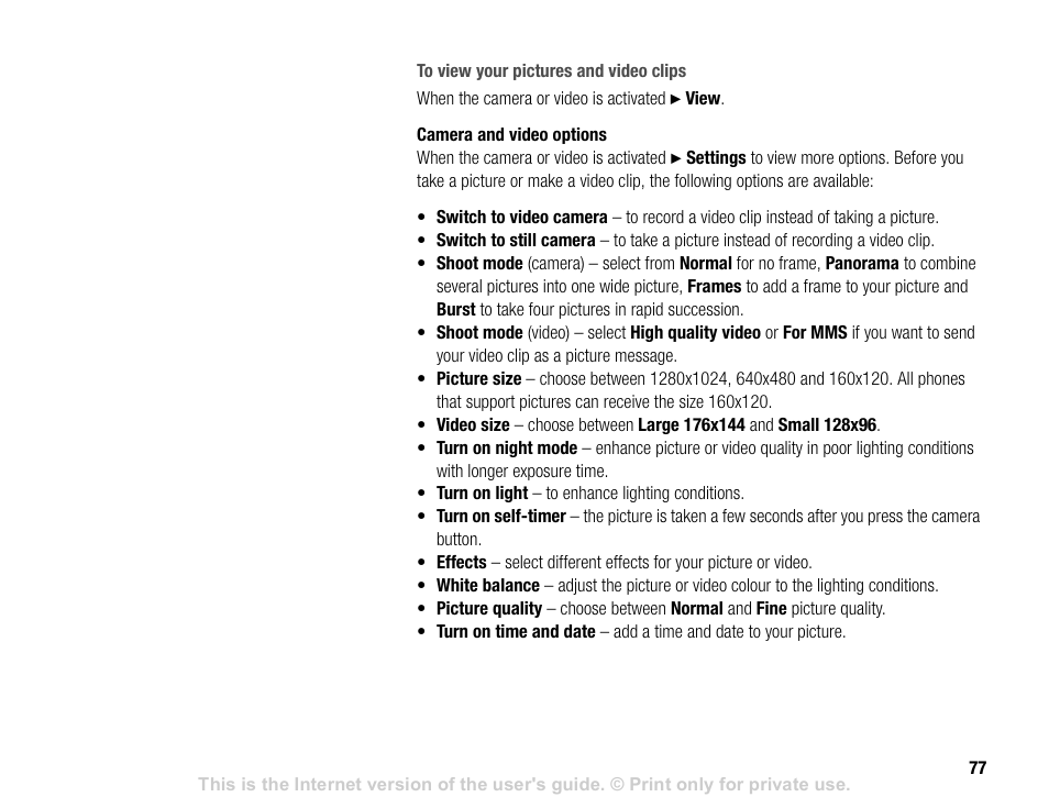 Sony V600 User Manual | Page 77 / 174