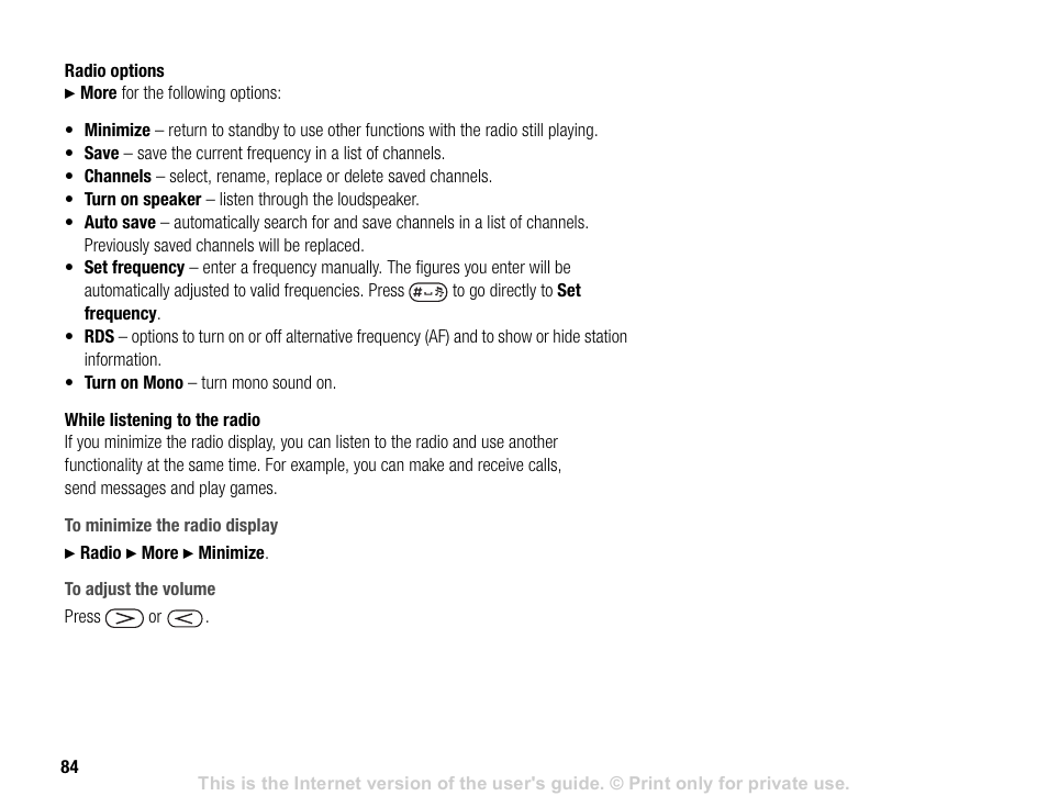 Sony V600 User Manual | Page 84 / 174