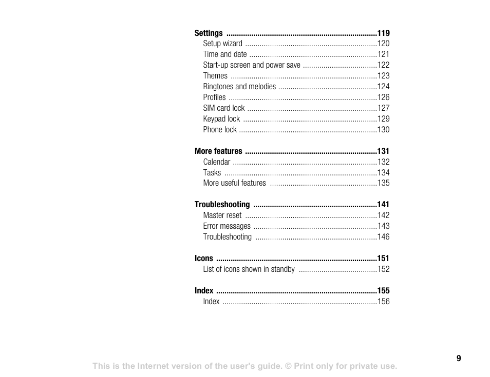 Sony V600 User Manual | Page 9 / 174