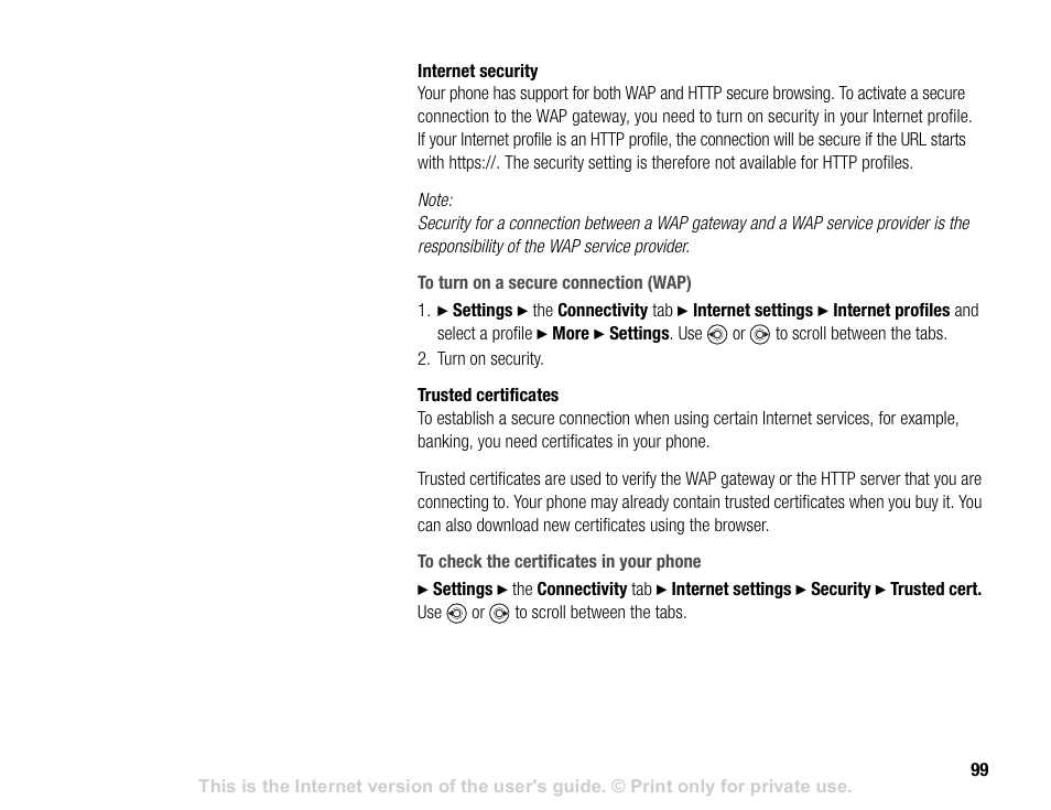 Sony V600 User Manual | Page 99 / 174