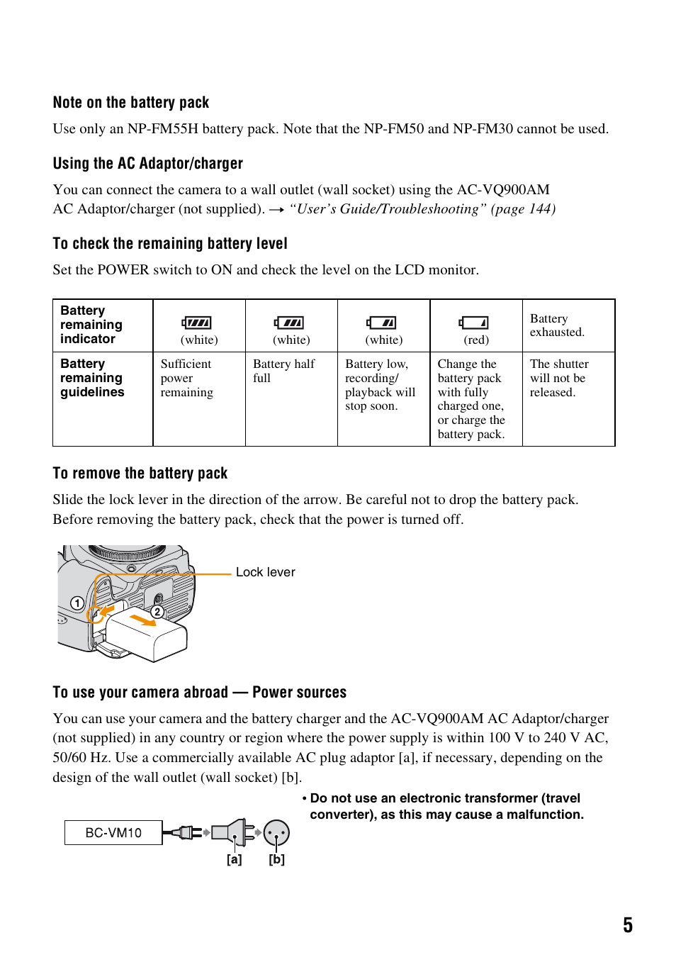 Sony DSLR-A100 User Manual | Page 5 / 19