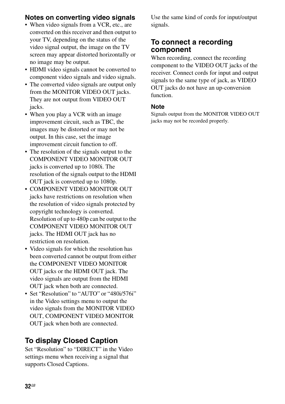 Sony STR-DG1100 User Manual | Page 32 / 130