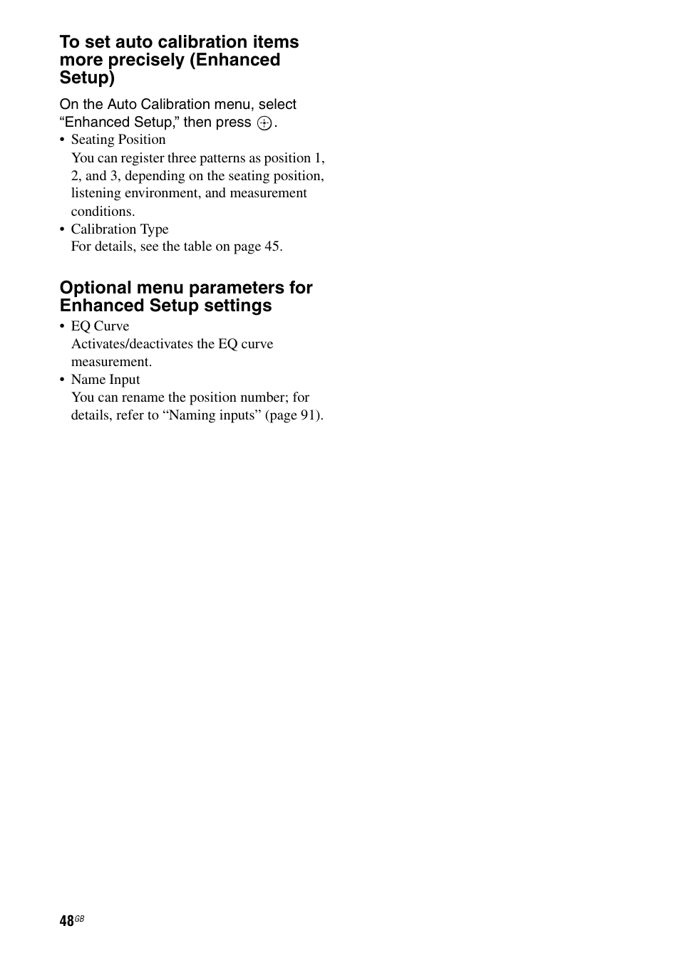 Sony STR-DG1100 User Manual | Page 48 / 130