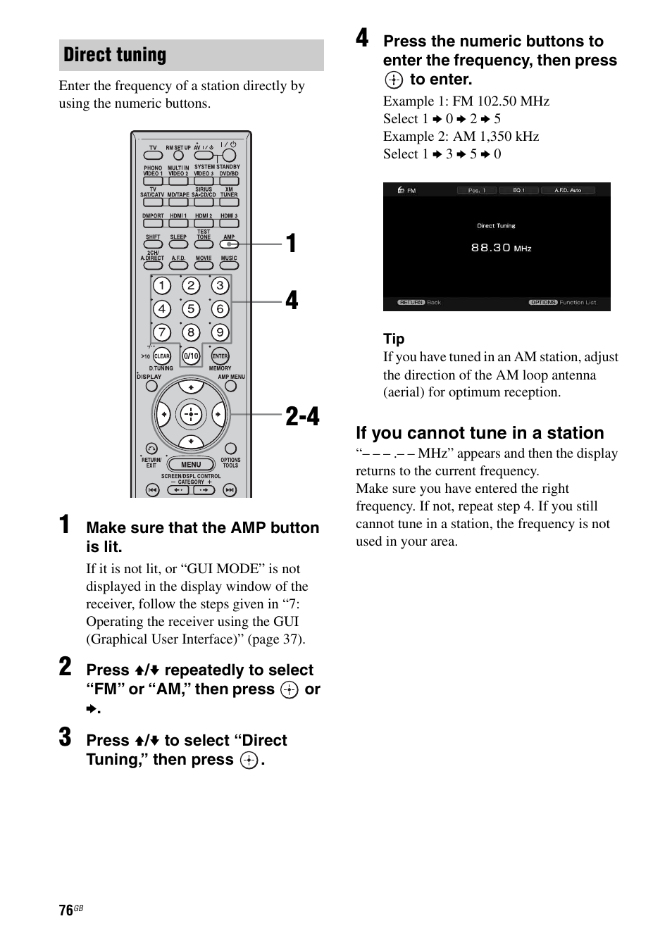 Sony STR-DG1100 User Manual | Page 76 / 130