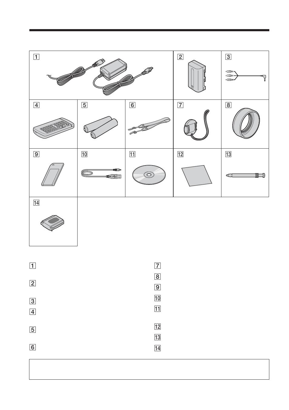 Checking supplied accessories | Sony TRV80 User Manual | Page 14 / 220
