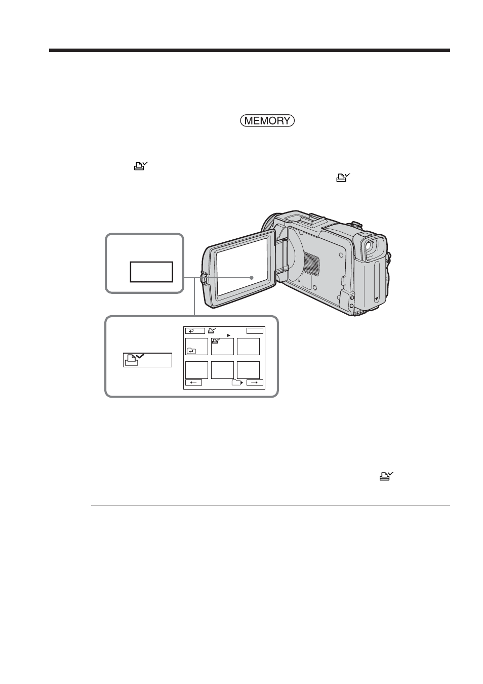 Writing a print mark – print mark, Index, Mark | Sony TRV80 User Manual | Page 140 / 220