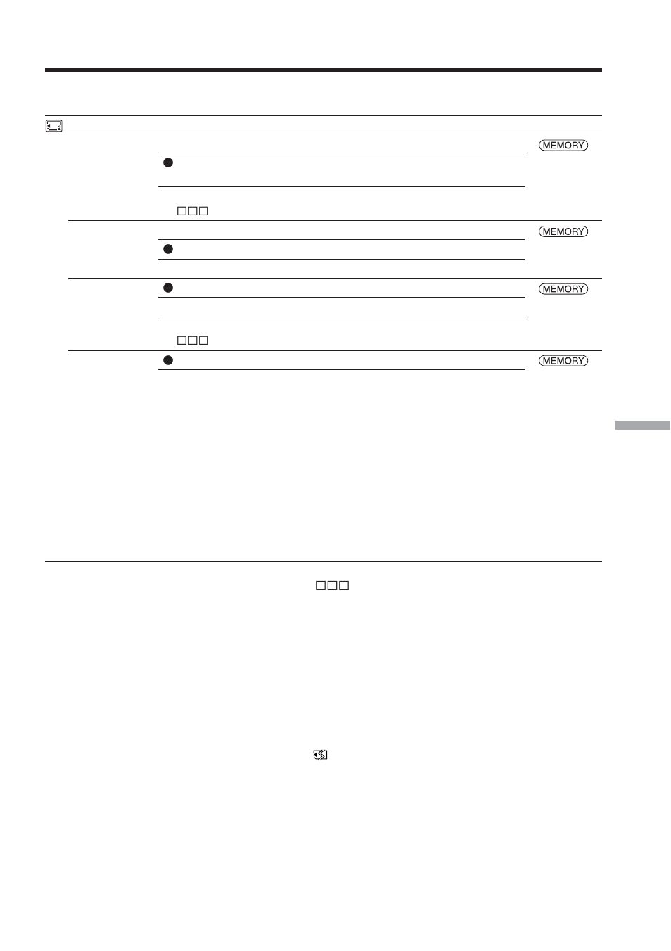 Changing the menu settings | Sony TRV80 User Manual | Page 177 / 220