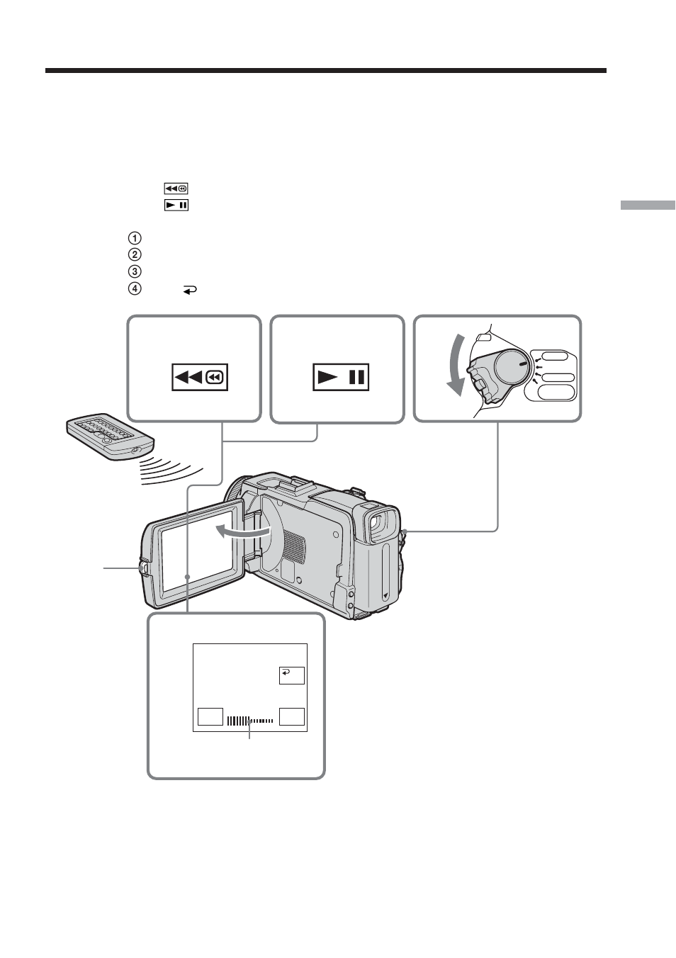 Playback – basics, Playing back tape | Sony TRV80 User Manual | Page 37 / 220