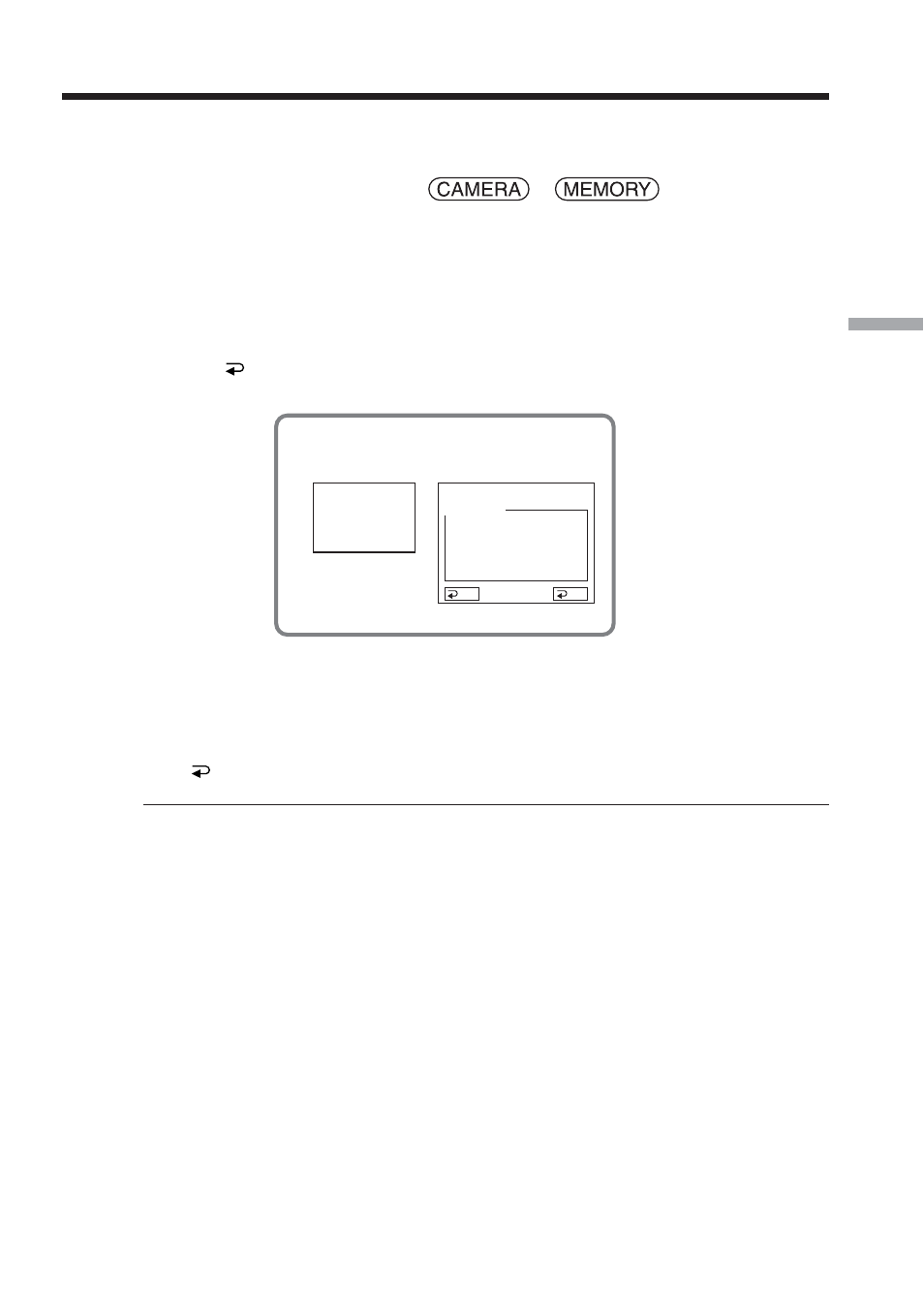 Using spot focus function – spot focus, Spot focus | Sony TRV80 User Manual | Page 63 / 220
