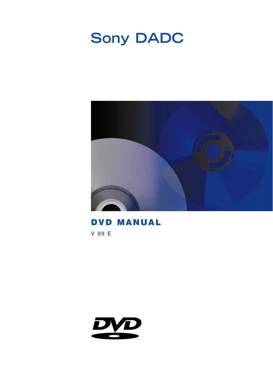 Sony DADC User Manual | 48 pages