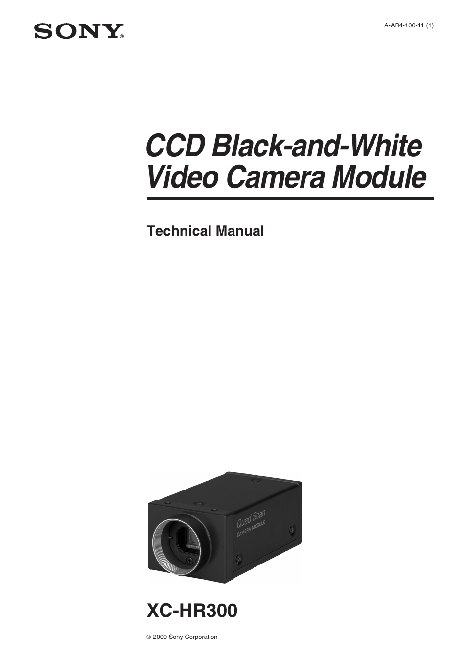 Sony XC-HR300 User Manual | 31 pages