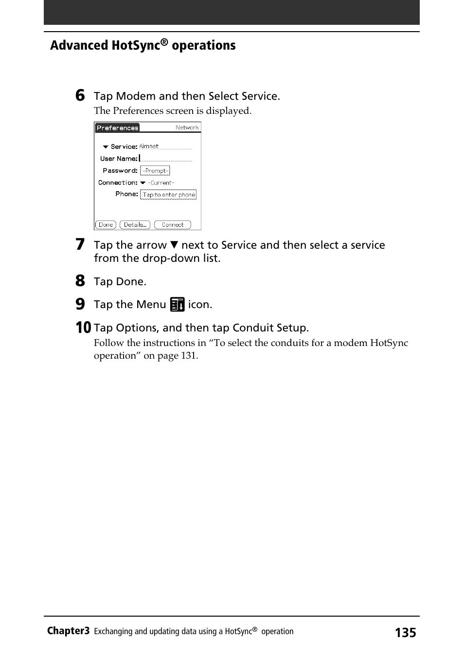 Sony PEG-N710C User Manual | Page 135 / 218