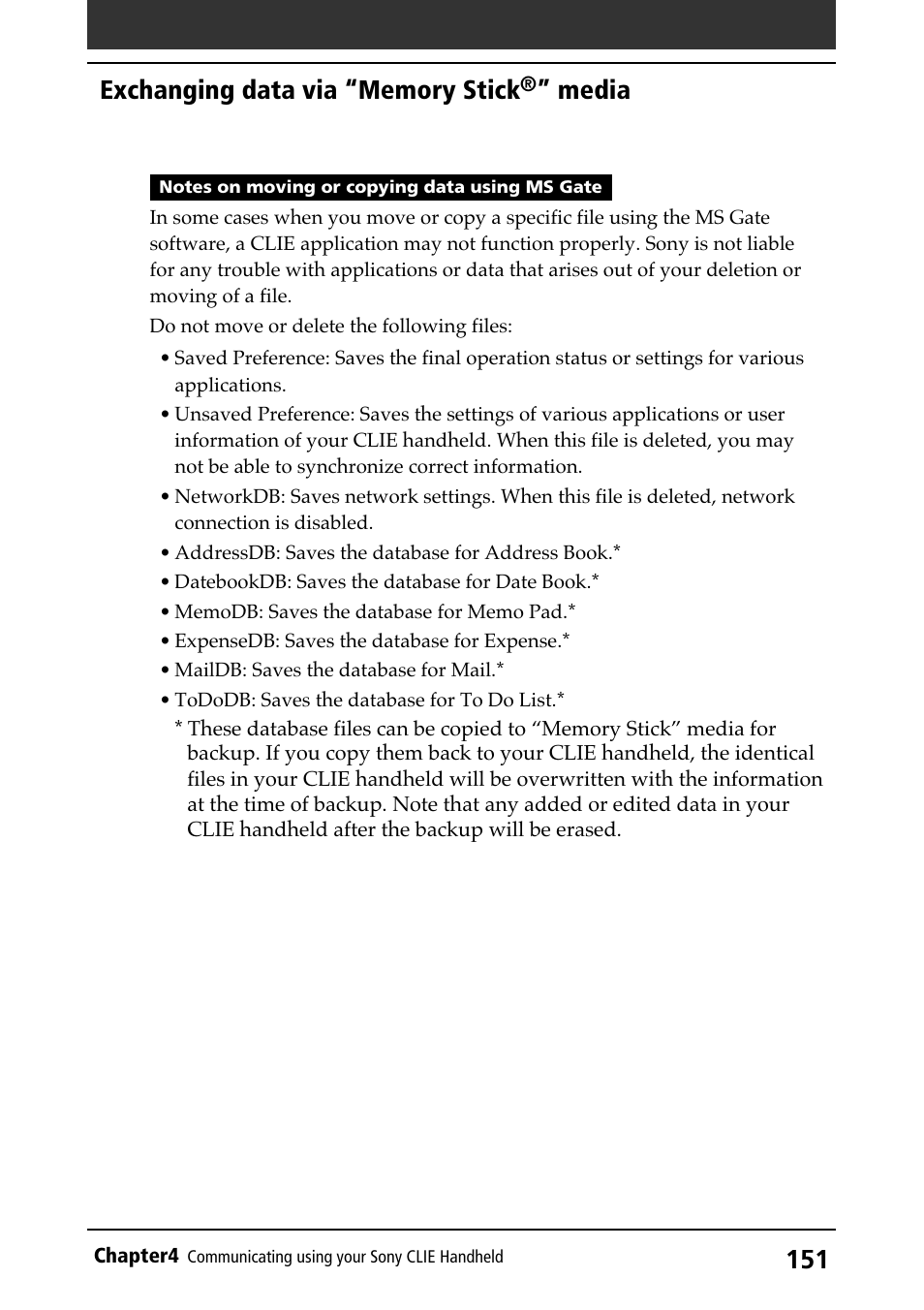 Media | Sony PEG-N710C User Manual | Page 151 / 218
