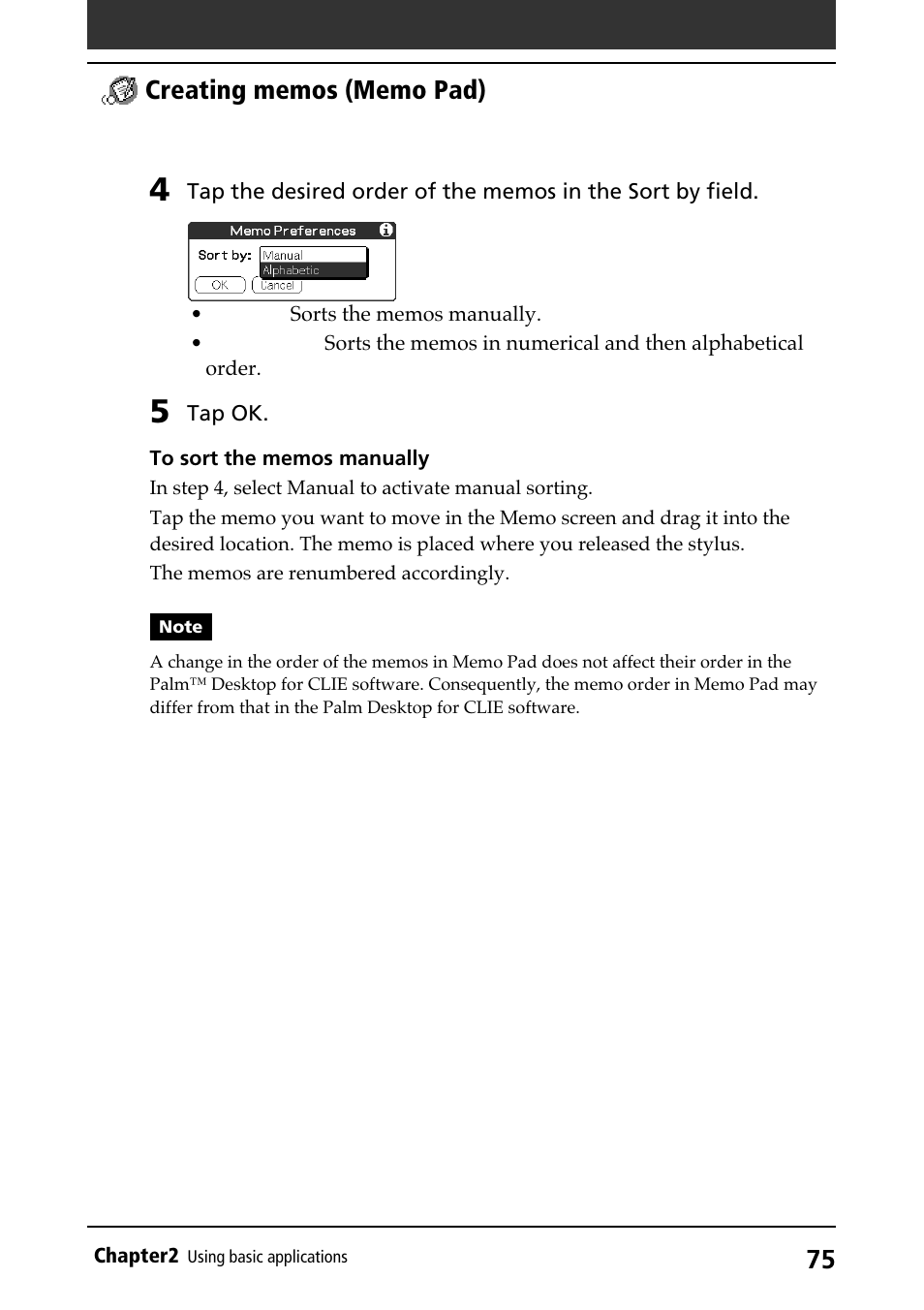 Sony PEG-N710C User Manual | Page 75 / 218