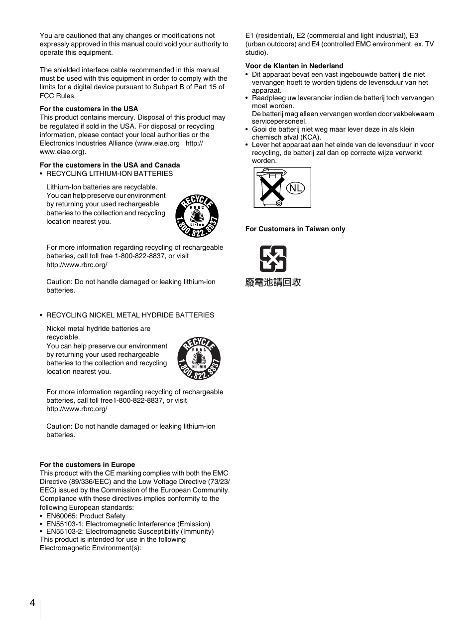 Sony PDW-V1 User Manual | Page 4 / 101