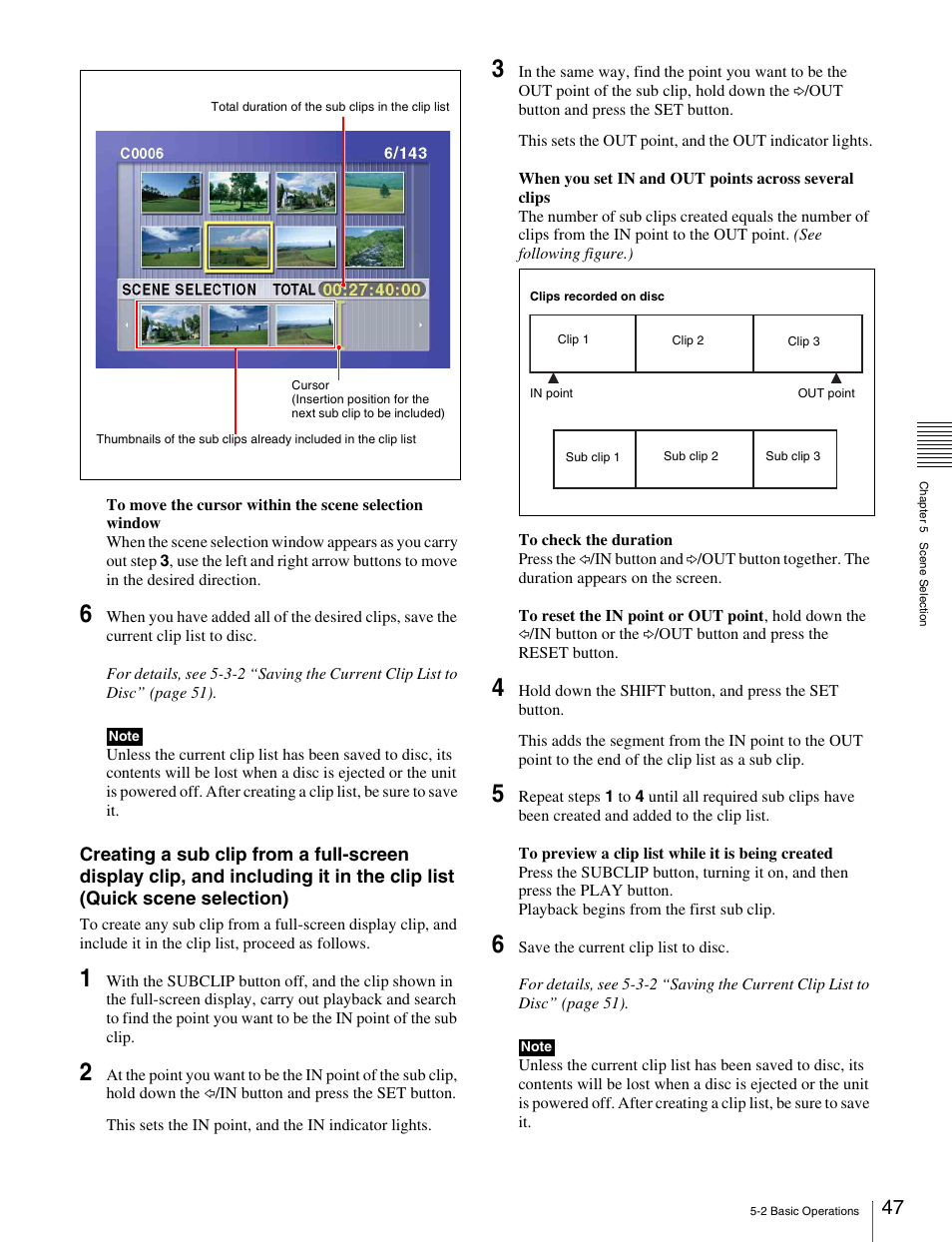 Sony PDW-V1 User Manual | Page 47 / 101