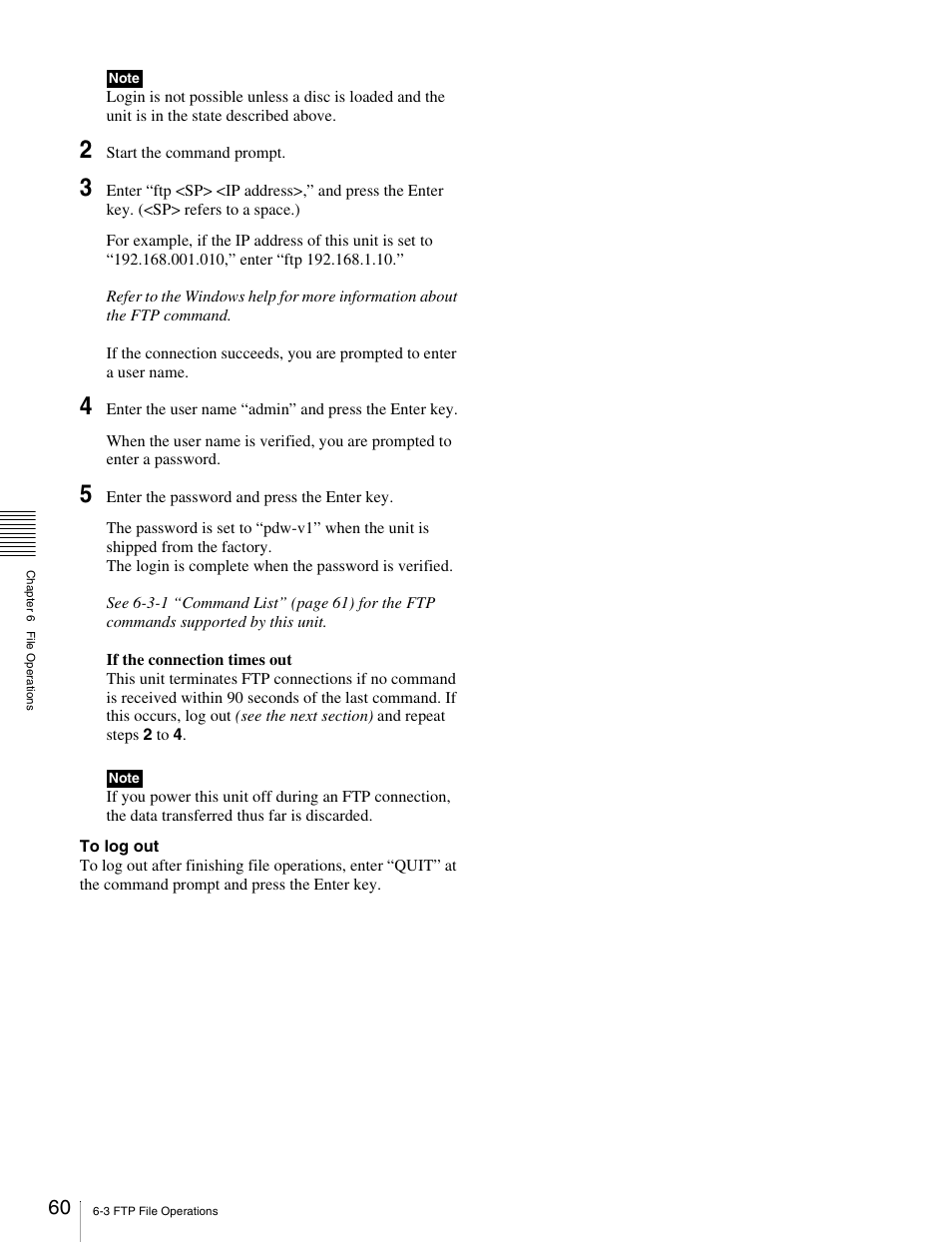 Sony PDW-V1 User Manual | Page 60 / 101