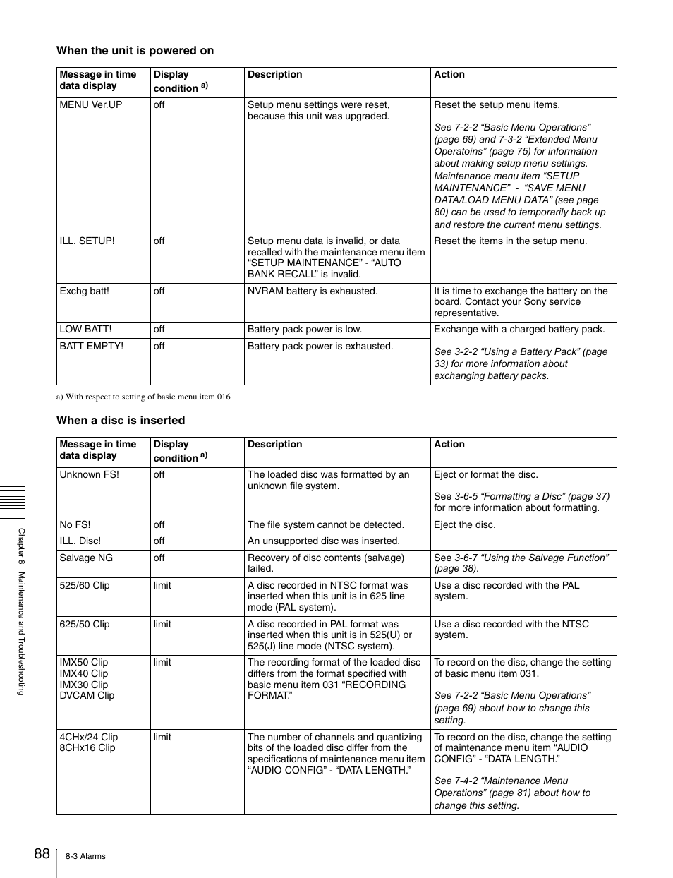 Sony PDW-V1 User Manual | Page 88 / 101