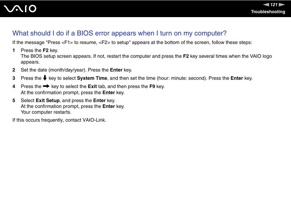 Sony VAIO VGX-TP User Manual | Page 121 / 155