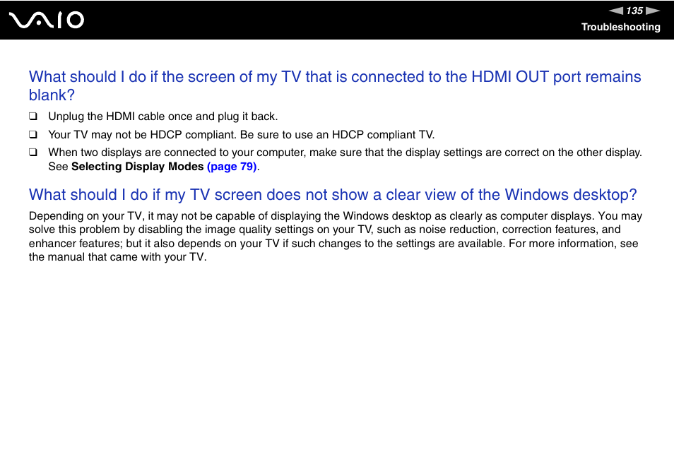 Sony VAIO VGX-TP User Manual | Page 135 / 155