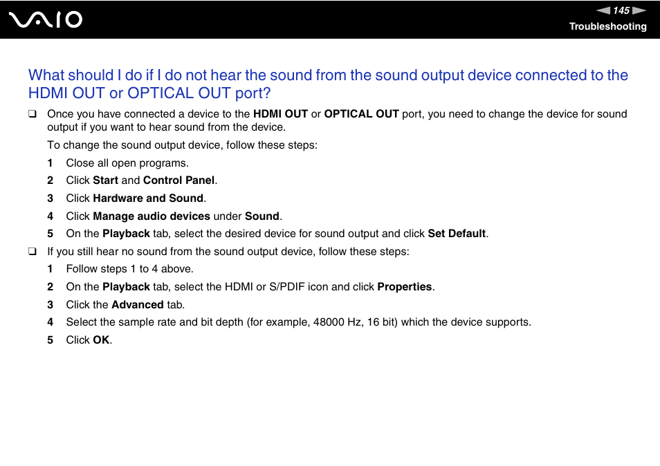 Sony VAIO VGX-TP User Manual | Page 145 / 155