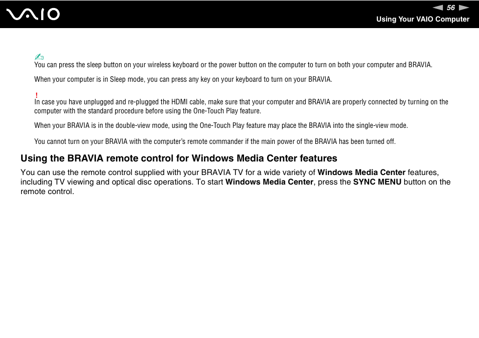 Sony VAIO VGX-TP User Manual | Page 56 / 155