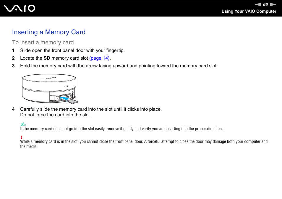Sony VAIO VGX-TP User Manual | Page 66 / 155